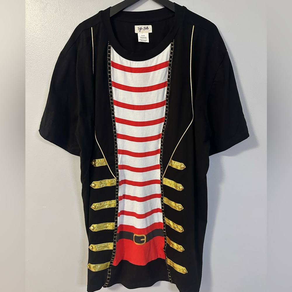 Captain Hook Pirate Costume or Regular Shirt by Taylor Joelle size is 2XL